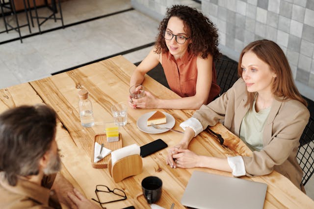 landlord and tenant screening at modern cafe