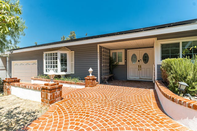 the exterior of a bungalow